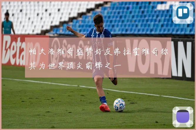 帕夫洛维奇盛赞好友弗拉霍维奇称其为世界顶尖前锋之一